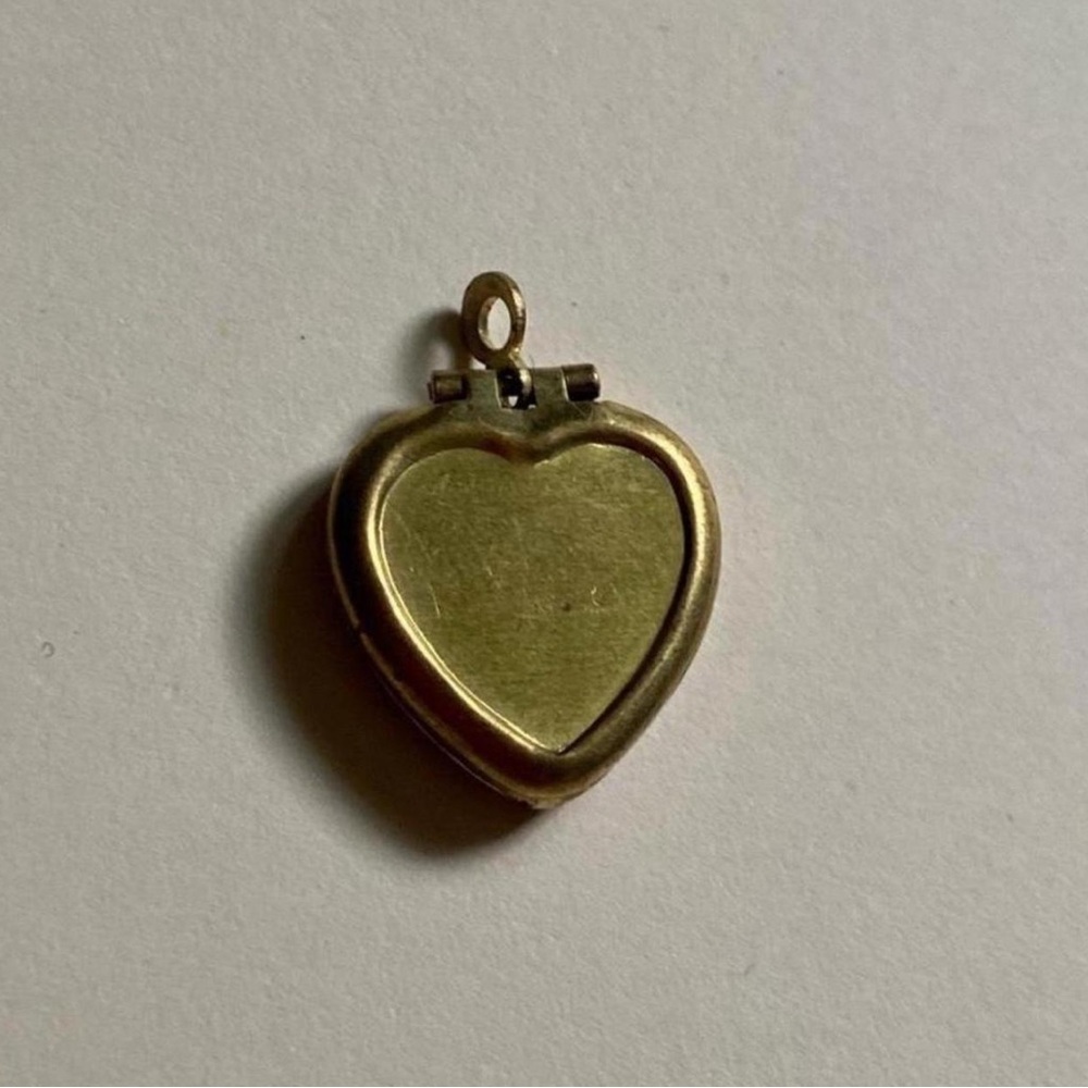 Gold Heart Locket Pendant